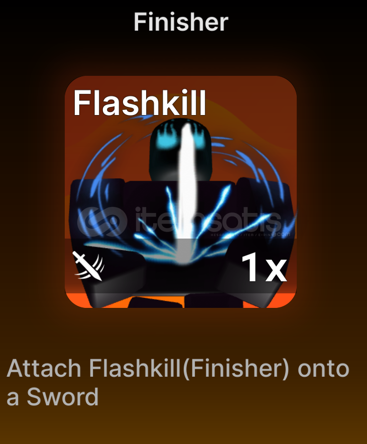 Flash Kill Finisher Flash Kill Finisher