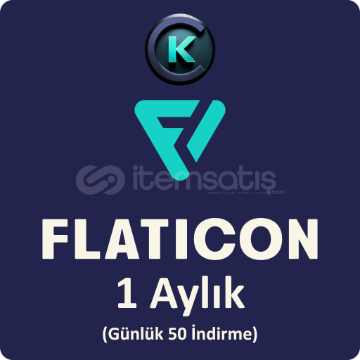 Flaticon - 1 Aylık (Günlük 50 İndirme) Flaticon - 1 Aylık (Günlük 50 İndirme)