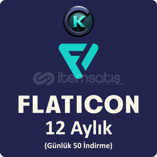 Flaticon - 12 Aylık (Günlük 50 İndirme) Flaticon - 12 Aylık (Günlük 50 İndirme)