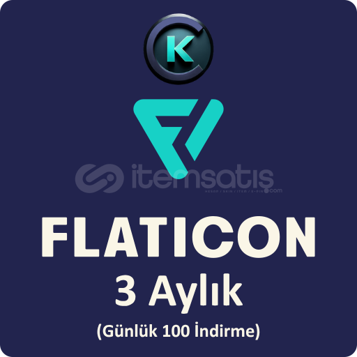 Flaticon - 3 Aylık (Günlük 100 İndirme) Flaticon - 3 Aylık (Günlük 100 İndirme)