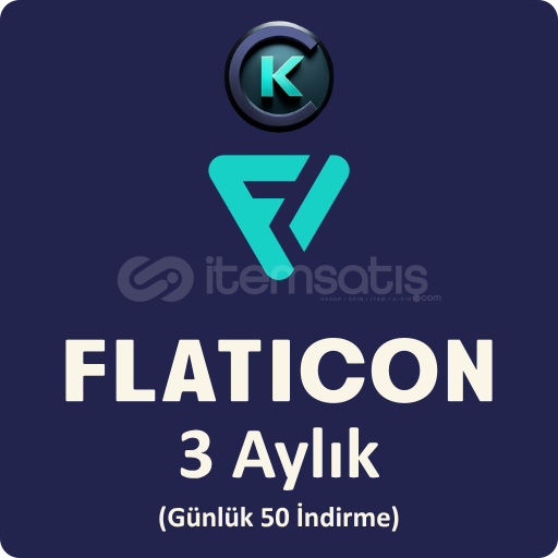 Flaticon - 3 Aylık (Günlük 50 İndirme) Flaticon - 3 Aylık (Günlük 50 İndirme)