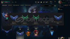 FLEX Elmas 3-SoloQ Zümrüt 2 Yüksek MMR Hesap