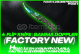 ⭐Flip Knife | Gamma Doppler (Factory New)✅