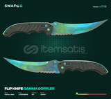 ⭐Flip Knife | Gamma Doppler (Factory New)✅