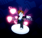 Floating Hearts Aura | Blade Ball