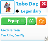 Fly Ride Robo Dog