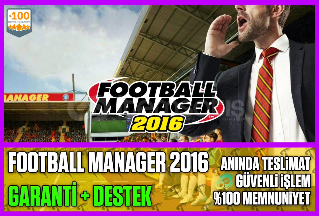 ⭐️☘️Football Manager 2016❤️Garanti & Sorunsuz❤️ ⭐️☘️Football Manager 2016❤️Garanti & Sorunsuz❤️