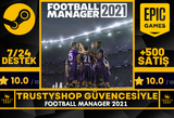 Football Manager 2021 + Garanti 7/24 Destek