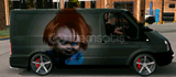 FORD TRANSİT HD Chucky+Tiffany Çizimli cpm1