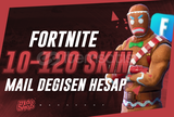 ✨Fornite Mail Değişen 10-120 Skin Random Hesap