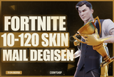 ✨Fortnite Mail Değişen 10-120 Skin Random Hesap