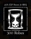 Forsaken 25 Exp Boost 6 Hours