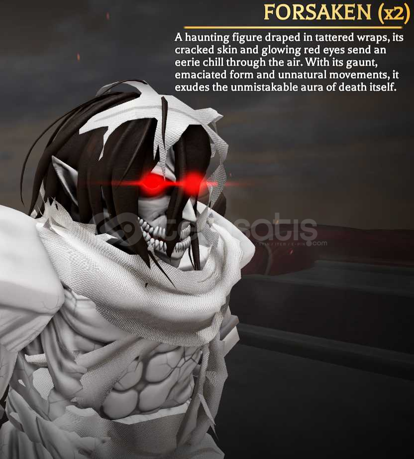 Aotr | Forsaken Eren Skin Aotr | Forsaken Eren Skin