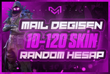 ⭐FORTNİTE 10-20 SKİN MAİL DEĞİŞEN RANDOM HESAP⭐