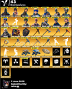 OG STW FORTNITE 130 SKIN BLACK KNIGHT FLOSS AC