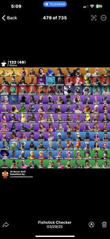 Fortnite 132 Skin Mailli Garantili