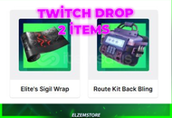 Fortnite 2 Items Elite Sigil Wrap - Black Bling