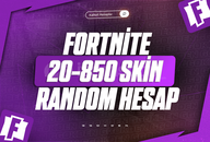 ⭐FORTNİTE 20-850 SKİN RANDOM HESAP⭐