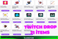 Fortnite 21 Items - Twitch Drop