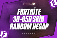 ⭐FORTNİTE 30-850 SKİN RANDOM HESAP⭐