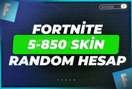 ⭐FORTNİTE 5-850 SKİN RANDOM HESAP⭐