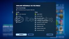 Fortnite 500+ skinli ömür boyu garantili hesap