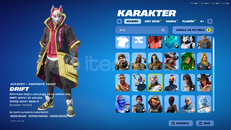 fortnite 57 skinli og hesap