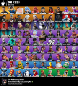 FORTNITE 90 SKIN CHUN LI TURK MAILLI