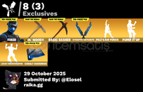 FORTNITE CARNAGE+NEYMAR+RICK 4.193₺ SON FİYAT