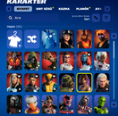 Fortnite Hesap 96 skin Marvel sezonu Dahil 