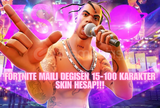 Fortnite Mailli 15-300 Karakter Skini Hesap!