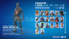 FORTNİTE MAİLSİZ BLACK KNİGHT HESAP 67 skin