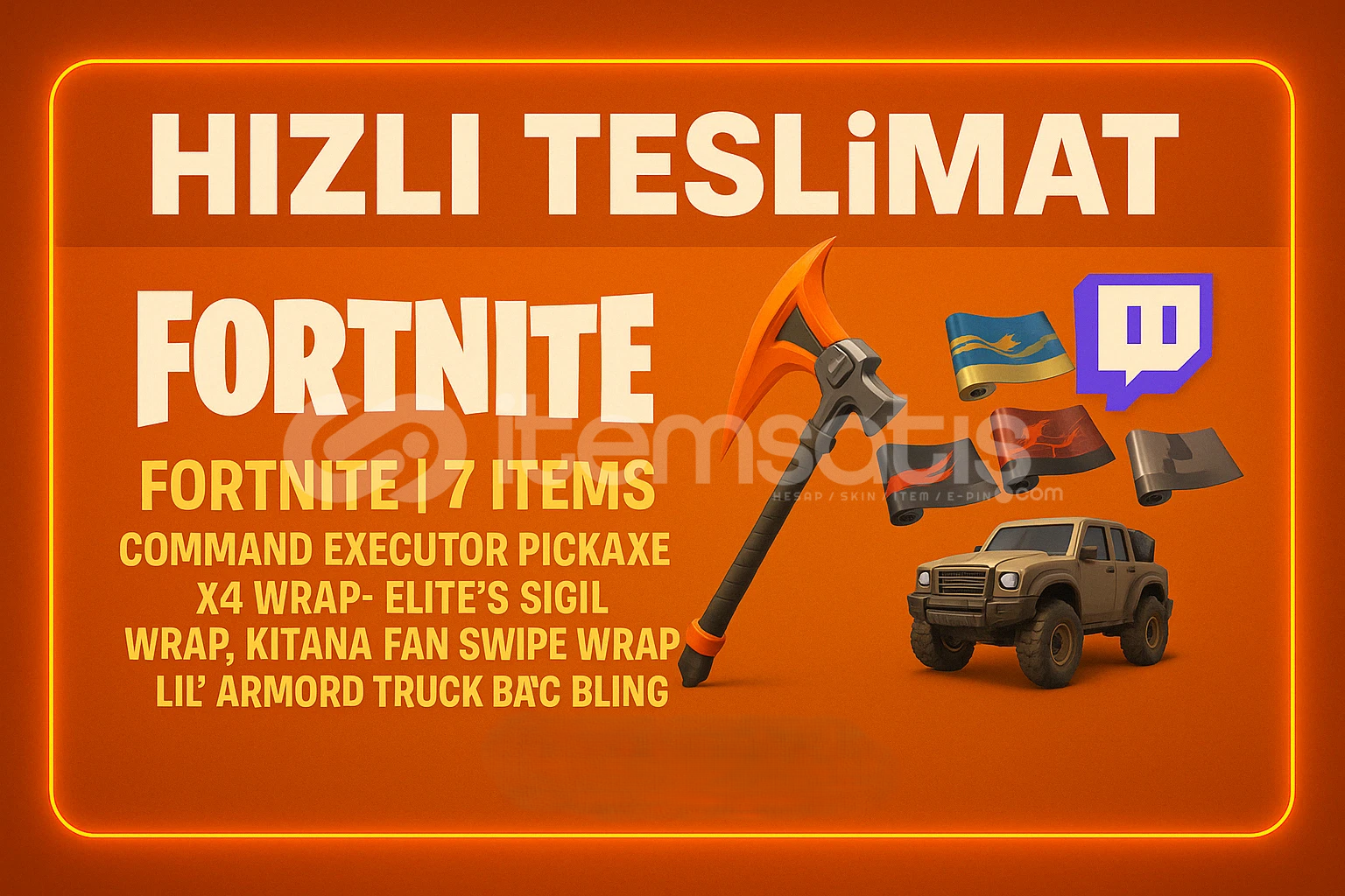 ⭐️Fortnite Twitch Drop❤️9/9 ITEMS❤️ ⭐️Fortnite Twitch Drop❤️9/9 ITEMS❤️