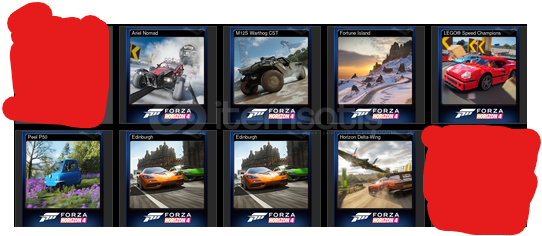 Forza 4 Toplu kart Forza 4 Toplu kart