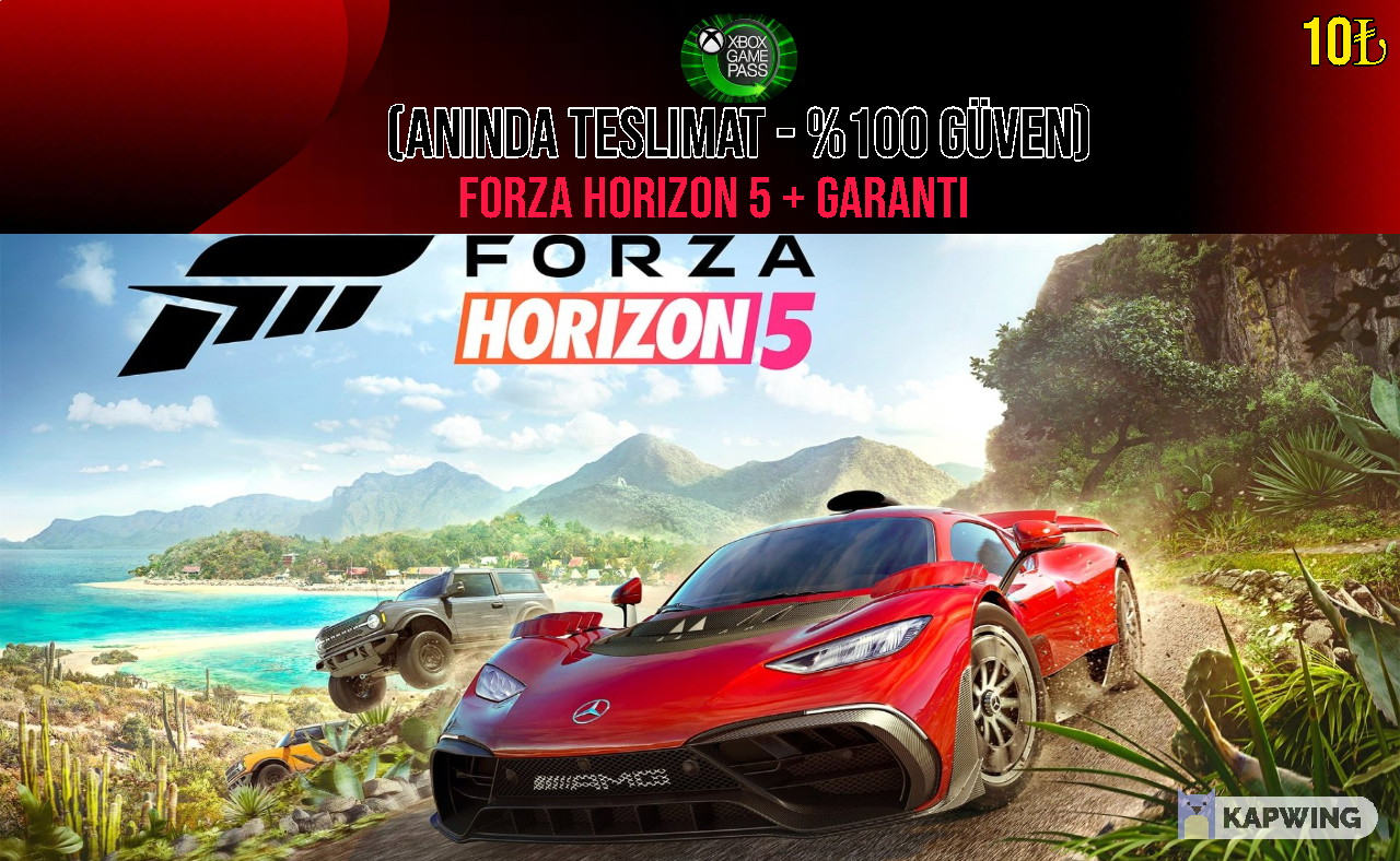 FORZA HORİZON 5 + GARANTİ + DESTEK FORZA HORİZON 5 + GARANTİ + DESTEK