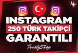 FOTOĞRAFLI 250 TÜRK TAKİPÇİ GARANTİLİ ⭐