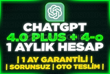 ⭐️ChatGPT 4.0 Plus + GPT-4o + Dall e