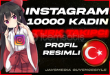 ⭐FOTOLU 10000 TÜRK KADIN TAKİPÇİ INSTAGRAM ⭐