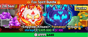 ✨ Fox Spirit Bundle | Blox Fruits ✨
