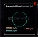 fragmented moon