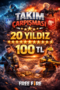 FREE FİRE EÇ - TAKIM ÇARPIŞMASI DERECE (20⭐)