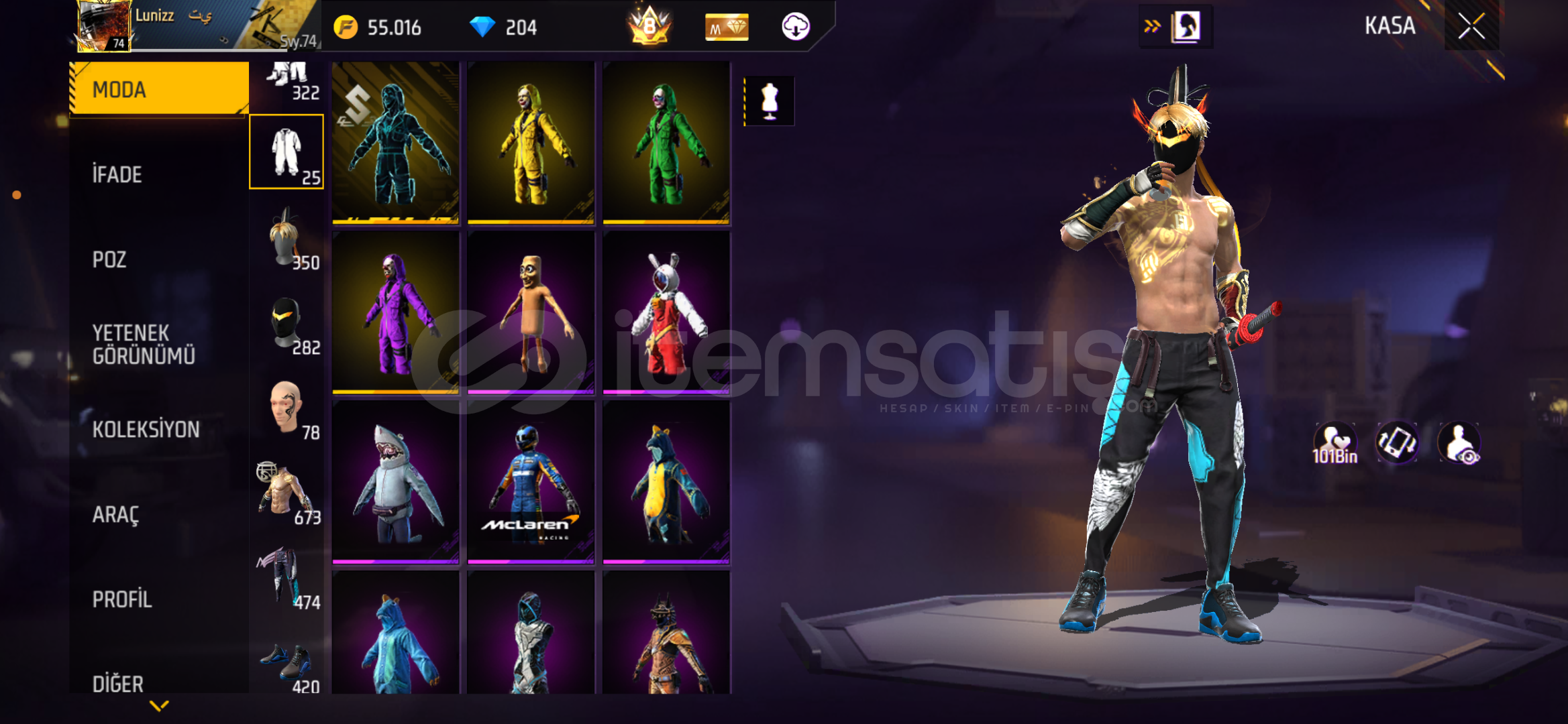 Free Firee Hesap Oyunu