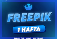 KİŞİSEL FREEPİK PREMİUM 1 HAFTA - Oto. Teslim