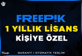 Freepik | 1 Yıllık Kişiye Özel | Garanti