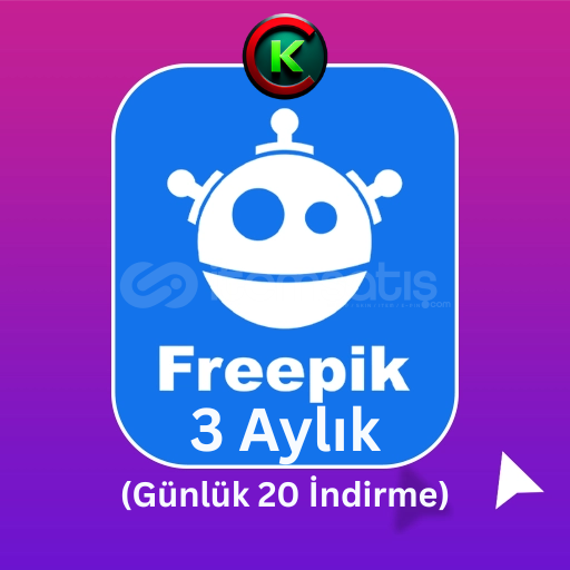 Freepik - 3 Aylık (Günlük 20 İndirme) Freepik - 3 Aylık (Günlük 20 İndirme)