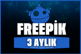 FREEPİK 3 AYLIK | KİŞİYE ÖZEL ANLIK TESLİMAT