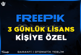 Freepik | 3 Günlük Kişiye Özel | Garanti