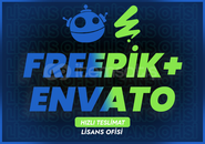 ⭐️Freepik + Envato ⭐️ 1 Aylık - Kaliteli Hizmet
