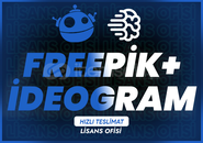 ⭐️ Freepik + İdeogram ⭐️ 1 Aylık Şahsi Kullanım