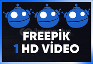 ⚡ FREEPİK PREMİUM | 1 HD VİDEO ⚡